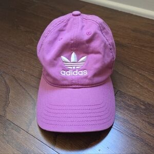 adidas Originals Fuchsia Cap with White Logo